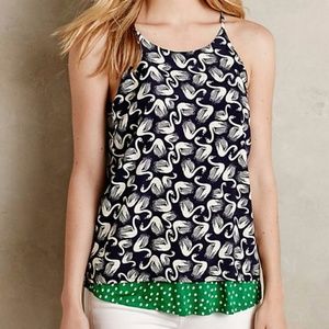 SALE ⬇️ Anthropologie Swan Layered Sleeveless Top